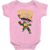 vegan pizza power Baby Bodysuit