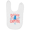 down with the capitol Baby Bibs