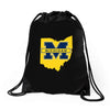 ohio for michigan Drawstring Bags