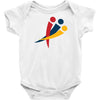 red blu yellow Baby Bodysuit