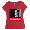 wednesday addams Women's Triblend Scoop T-shirt