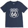 route 66 stampa bianca starda america sport V-Neck Tee