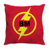 best man t shirt bachelor party vintage wedding vegas white Throw Pillow