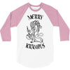 merry krampus 3/4 Sleeve Shirt