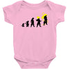 goku evolution (black) Baby Bodysuit