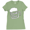 cool drink beer t shirt Ladies Fitted T-Shirt