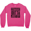 straight outta jersey city Crewneck Sweatshirt