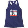 just one more gun i promise Racerback Tank