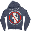 alcohol makes women fatter Zipper Hoodie