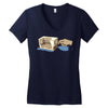 secret of the sharpener Women's V-Neck T-Shirt