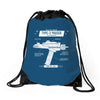 starfleet weaponry Drawstring Bags