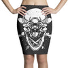 butter skull black Pencil Skirts