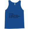 the oc allergic reaction Tank Top