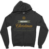 snow merry christmas Zipper Hoodie