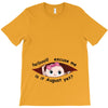 August Peeking Out Baby Girl T-Shirt