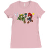 mario vs link Ladies Fitted T-Shirt
