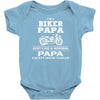 i'm a biker papa just like a normal papa except much cooler Baby Bodysuit