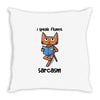 Sarcasm Throw Pillow