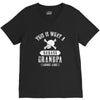 This is What a Badass Grandpa Looks Like V-Neck Tee