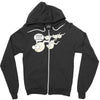 funny rude sperm bj ideal birthday gift or presen Zipper Hoodie