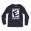 second amendment rated e for everyone Long Sleeve Shirts