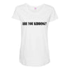 are you kidding Maternity Scoop Neck T-shirt