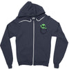 Alien Pocket Zipper Hoodie