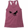 noel dinosaur Racerback Tank