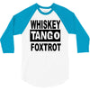 whiskey tango foxtrot 3/4 Sleeve Shirt