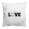 love baseball Throw Pillow