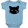 sad cat Baby Bodysuit