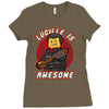 lucille is awesome Ladies Fitted T-Shirt