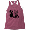 old school rock Racerback Tank