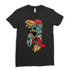old skul dude Ladies Fitted T-Shirt