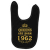 queens are born in 1962 Baby Bibs