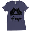 mickey mouse sexy dope Ladies Fitted T-Shirt