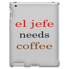 el jefe needs coffee iPad 3 and 4 Case