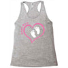 Baby Girl with Heart Any Name Customized Racerback Tank