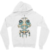 grumpy robot Zipper Hoodie