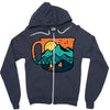 coffee and adventure Zipper Hoodie