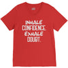 inhale confidence exhale doubt V-Neck Tee