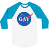 Nasa Gay Pride 3/4 Sleeve Shirt