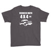 redneck math 4x4 truck Youth Tee