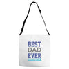 BEST DAD EVER Adjustable Strap Totes