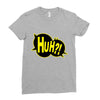 huh bang pow boom splat carto Ladies Fitted T-Shirt