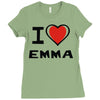 i love emma Ladies Fitted T-Shirt