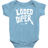 loded diper Baby Bodysuit
