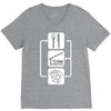 v2 eat sleep poker V-Neck Tee