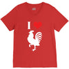 i love cock V-Neck Tee