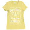 darth vader's quality dark side force mash whiskey Ladies Fitted T-Shirt